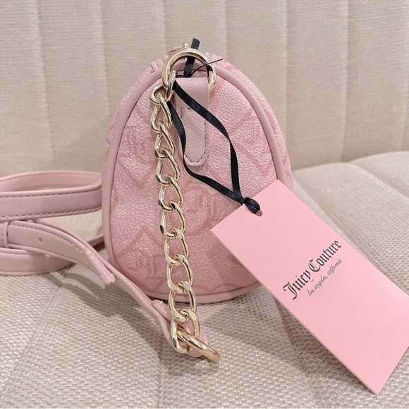 Juicy Couture Crossbody Pink Clay Precious Moments Roll Bag NWT - Picture 2 of 6